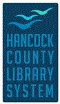 Hancock County Library System tall logo