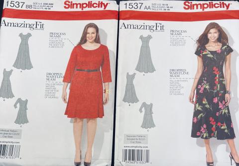 Purchase one of these patterns based on your dress size