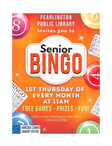 Senior Bingo Flyer  