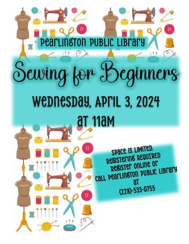 Sewing for Beginners Flyer