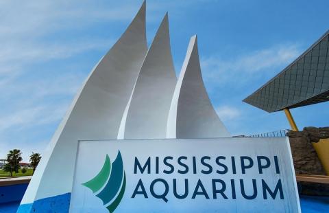 Mississippi Aquarium Sign