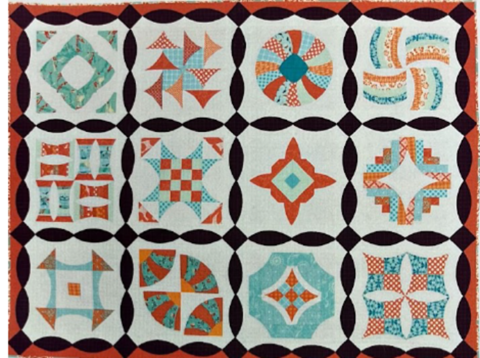 Picture of block of the month quilt blocks