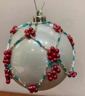 Cascading Beaded Ornament Cover