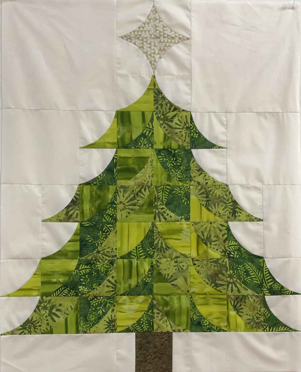 Christmas tree quilt